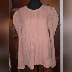 Falls Creek Pink Ribbed Top